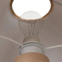 Hello Honey® 22" Lumina Natural Linen Table Lamp