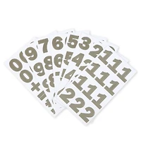 Silver Foil Number Stickers by Recollections™