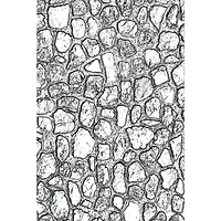 Sizzix® Tim Holtz Mini Cobblestone 3D Texture Fades Embossing Folder