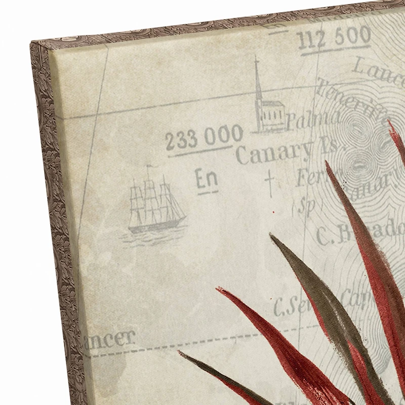 Fan Palm 16" x 16" Canvas Wall Art