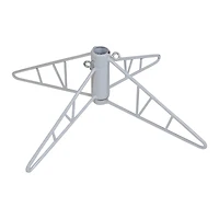 9ft. Pre-Lit Silver Noble Fir Tinsel Artificial Christmas Tree, Clear Lights