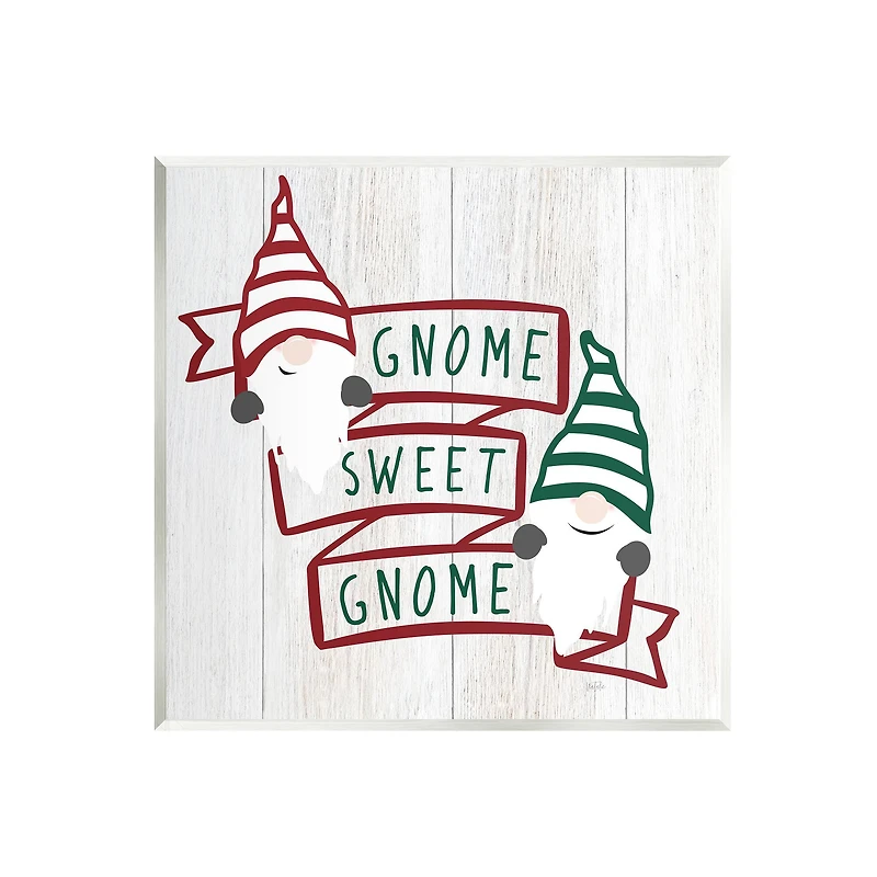Stupell Industries Gnome Sweet Gnome Banner Wall Plaque Art