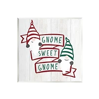 Stupell Industries Gnome Sweet Gnome Banner Wall Plaque Art