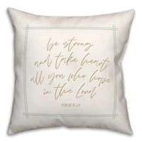 Take Heart Throw Pillow