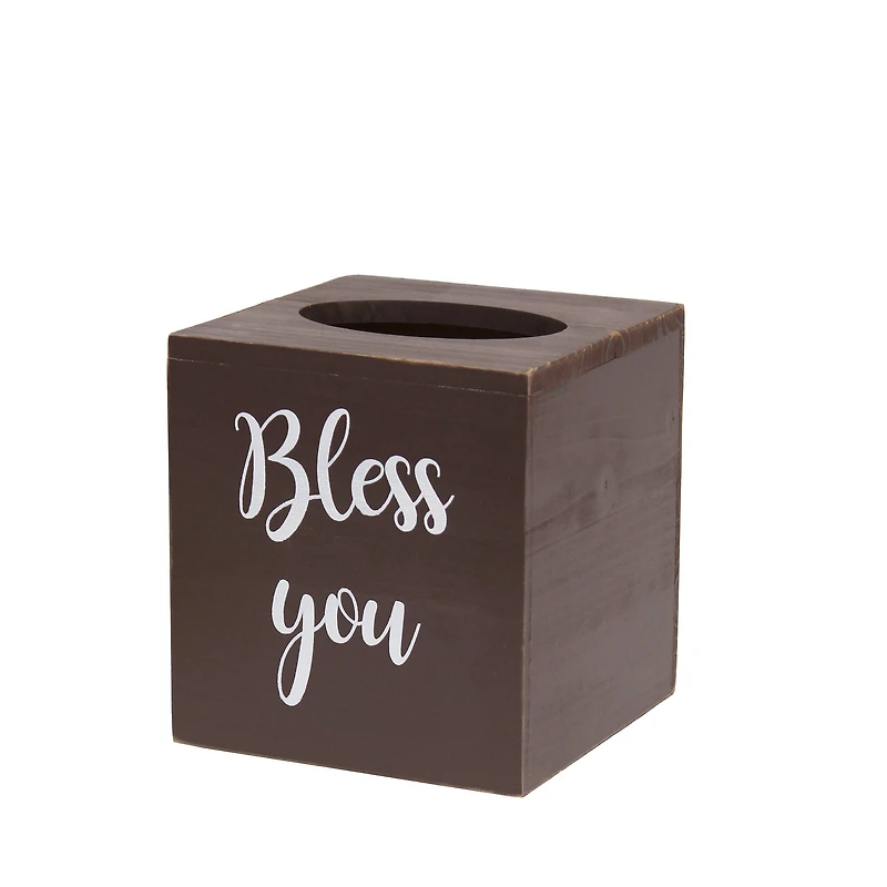 Elegant Designs Bless You Tissue Box Cover
