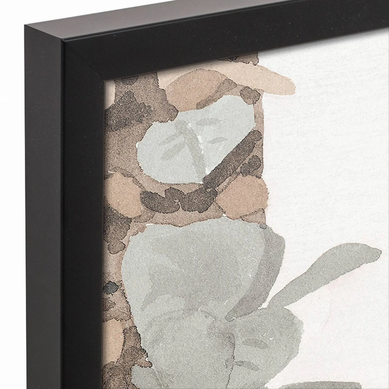 Fashion Plant Gal 20" x 30" Black Framed Canvas