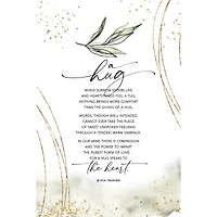 A Hug by Ron Tranmer Plaque