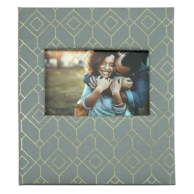 Gray Geometric 2-Up Photo Album by Recollections™