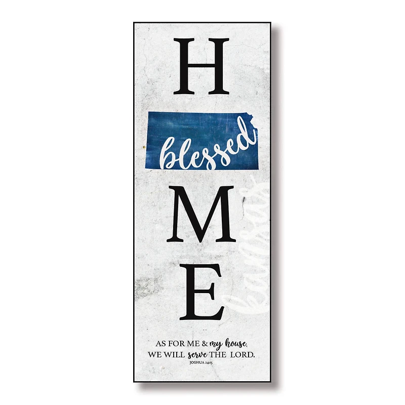 Blessed Kansas Home Wall Plaque