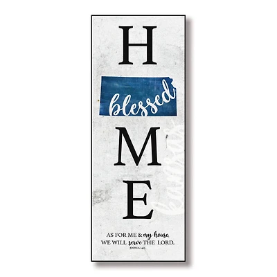 Blessed Kansas Home Wall Plaque