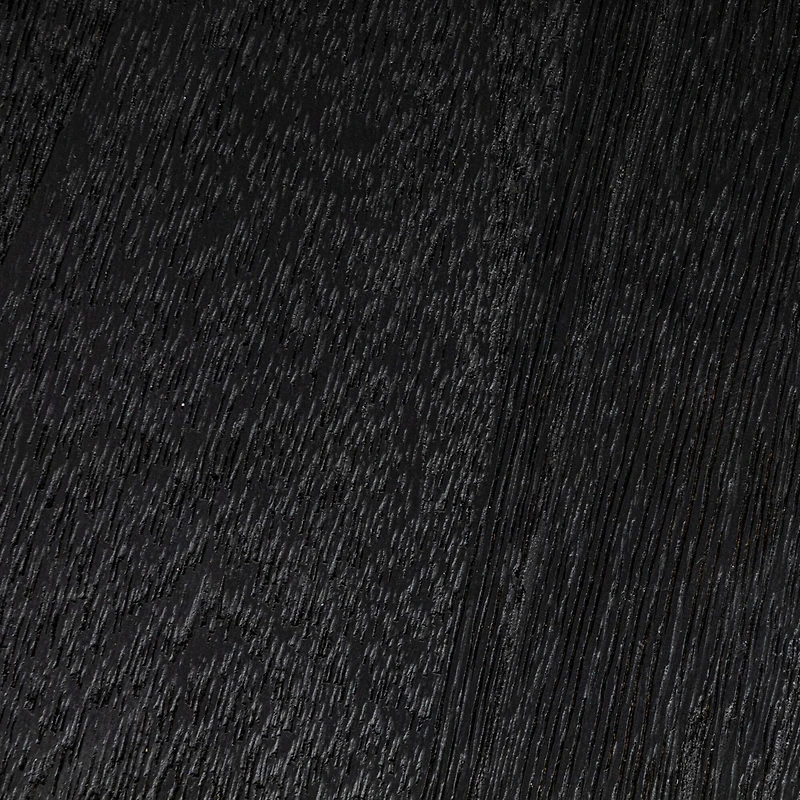 Hello Honey® Black Asymmetrical Fir Wood Round End Table