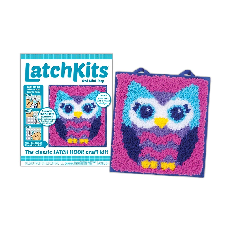 LatchKits Owl Mini-Rug