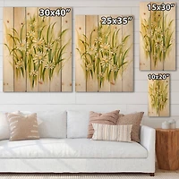 Designart - White Meadow Flowers