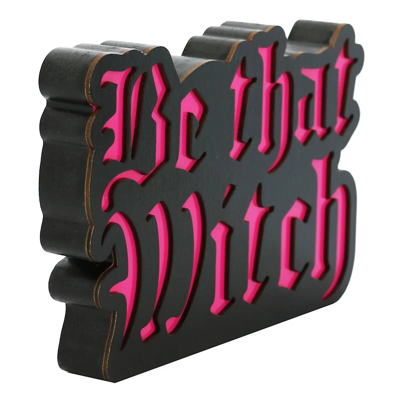 Assorted Witchy Block Tabletop Sign, 1pc. by Ashland®