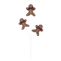 30" Brown Gingerbread Man Stem by Ashland®