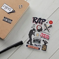 Rap Music Stickers by Recollections™