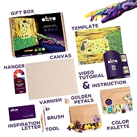 OKTO Sensory Art 3D Gustav Klimt The Kiss Clay Painting Kit