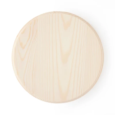 8" Circle Pinewood Plaque by Make Market®