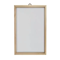 11" x 17" White Plaque with Unfinished Frame by Make Market®
