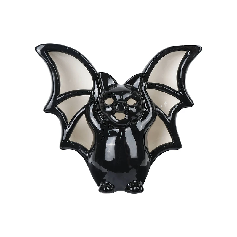 8" Black Bat LED Ceramic Tabletop Décor by Ashland®