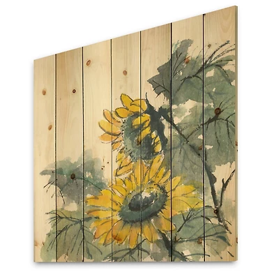 Designart - Tradionnal Sunflower II