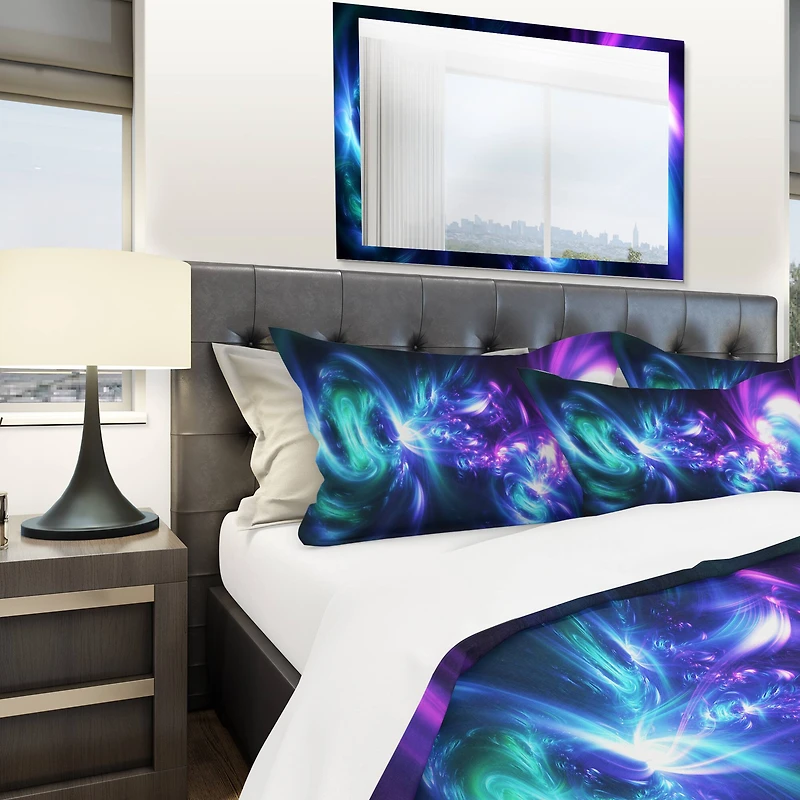 Designart 'Bursts of Light' Modern & Contemporary Bedding Set