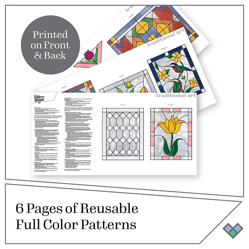 Plaid® Gallery Glass® 10 Piece Stained Glass Painting Starter Kit