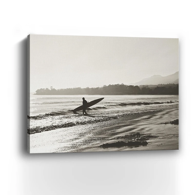 BW Surfer No. 3 Canvas Giclee