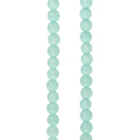 Aqua Cat's Eye Glass Round Beads, 4mm by Bead Landing™