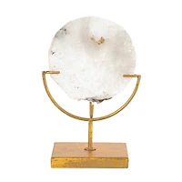 Hello Honey® Natural Agate Decor On Stand (Each One Will Vary)