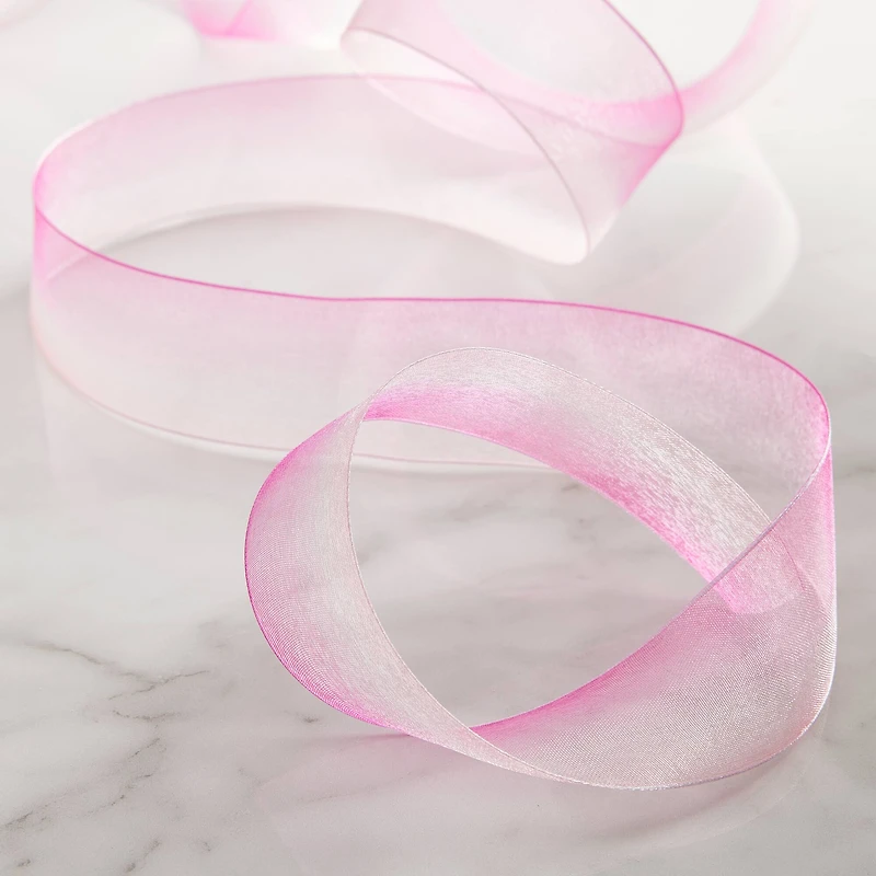 1.5" x 3yd. Sheer Wired Ombre Ribbon by Celebrate It®
