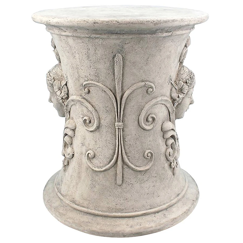 Design Toscano 18.5" Flora Goddess of Spring Neoclassical French Spa Stool