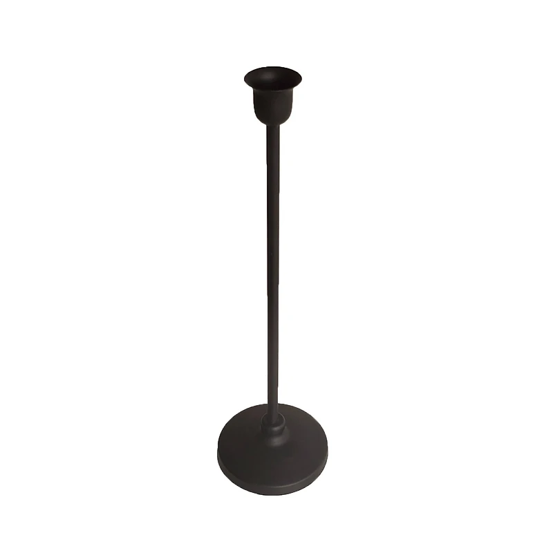 Black Metal Taper Candle Holder by Ashland