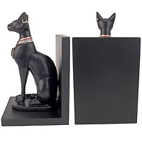 Design Toscano 8.5" Bastet Cat Goddess of Ancient Egypt Sculptural Bookends
