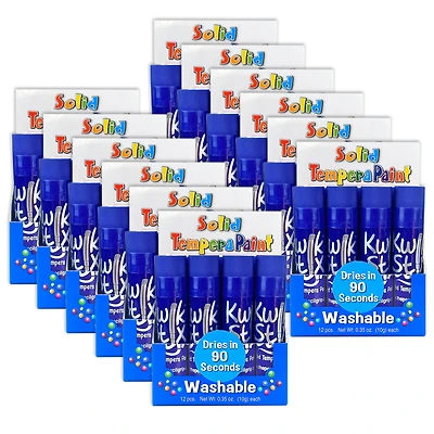 The Pencil Grip Blue Kwik Stix, 12 Packs of 12