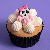 PME Cake Sweet Street® Skulls with Pink Bows Icing Decorations