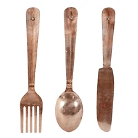 Copper Aluminum Utensils Wall Decor