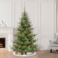 6.5ft. Pre-Lit Hillside Spruce Artificial Tree, Clear Lights