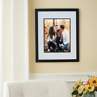 Home Black Studio Frame with Mat by Studio Décor