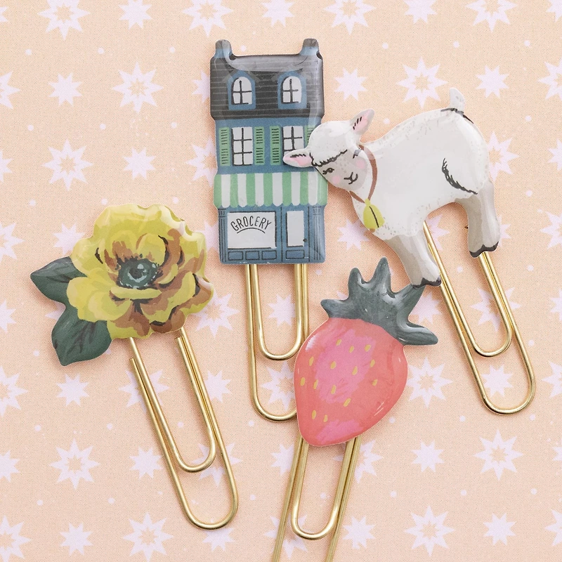 Maggie Holmes Market Square Epoxy Paper Clips