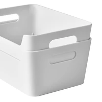 Small White Open Storage Bin by Simply Tidy®