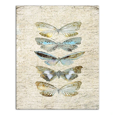 Rustic Butterflies 16" x 20" Canvas Wall Art