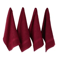 DII® Solid Wine Waffle Terry Dishtowel (Set of 4)