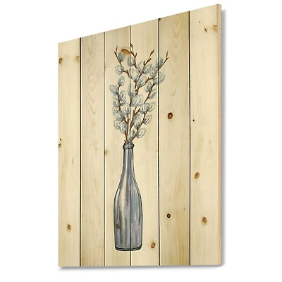 Designart - Bunch of Pussy Willow Twigs II