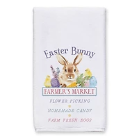 Easter Farmer's Market 16" x 25" Tea Towel - Set of 2