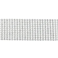 1.18" Silver Round Diamond Mesh Trim by Celebrate It® Fashion Mode