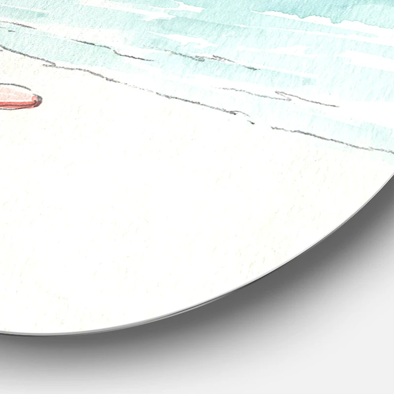 Designart - Coastal Chair Relax Beach II