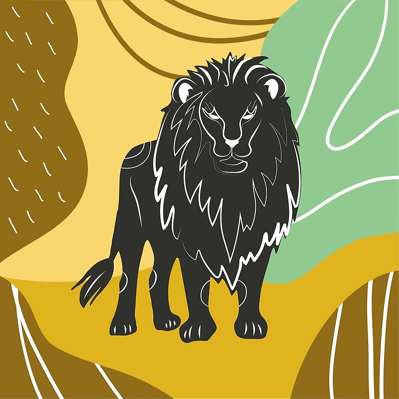 4" x 4" Wild Animals Canvas Painting Kit