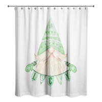 Lucky Leprechaun Banner Shower Curtain 71" x 74" Shower Curtain