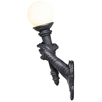 Design Toscano 2ft. Blackfriar's Gate Wall Torchiere Lamp